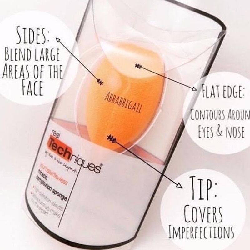 Mút tán nền makeup Real Techniques Complexion Sponge