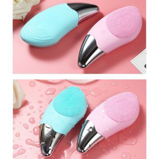 Máy rửa mặt nâng cơ với các sợ Silicone nhỏ mềm đẩy tinh chất làm sạch sâu se khít lỗ chân lông SONIC FACIAL BRUSH