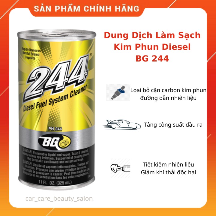 Dung dịch súc rủa kim phun buồng đốt Diesel BG 224