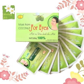 Mặt nạ dừa giảm thâm quầng mắt hộp 20 cặp (40 miếng)