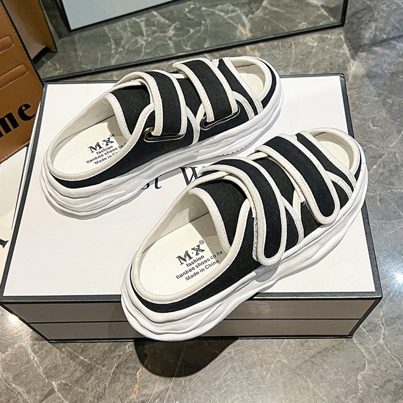 Dép thể thao IELGY đế xuồng phối màu độc đáo thời trang cho nữ