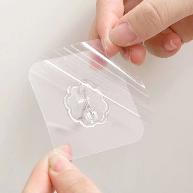 Set 5-30 Móc Dán Tường Trong Suốt Tiện Dụng Cho Nhà Bếp/Phòng Tắm
