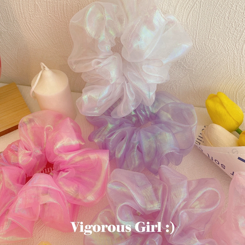 Dây Cột Tóc 17KM Co Giãn Nhiều Màu Thời Trang Phong Cách Hàn Quốc