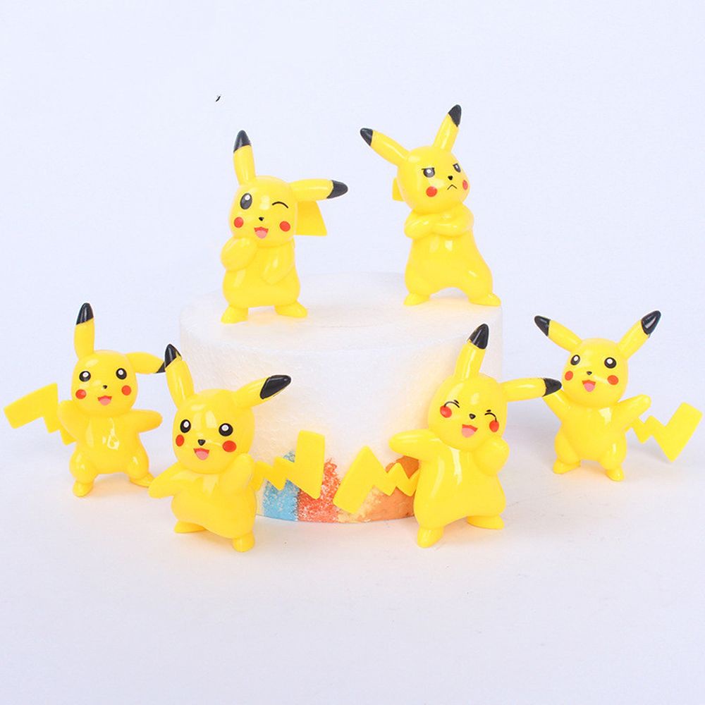 Mô hình Pikachu trang trí bánh kem sinh nhật dành cho trẻ em