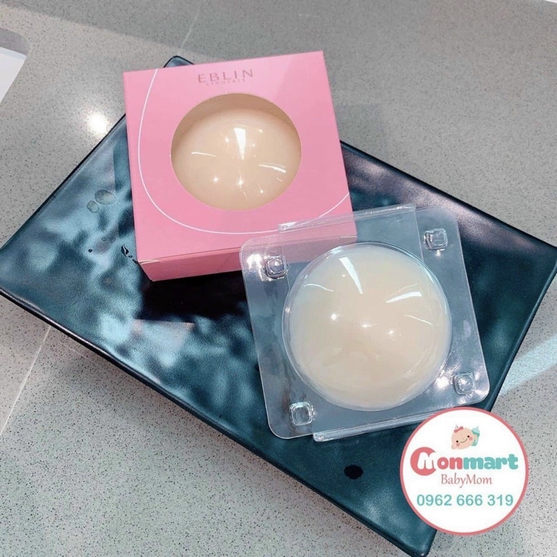 Miếng dán ngực silicon nhiệt tự thân EBLIN dán ti siêu mỏng ôm khít -Kho Sỉ Mai Xuân