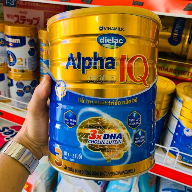 SỮA BỘT ALPHA IQ GOLD 3 và 4 1.5KG