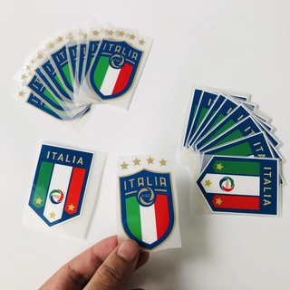 Logo in ủi Áo Bóng đá Đội Italia - Decal in quần áo đá banh đội tuyển Ý cao 7cm