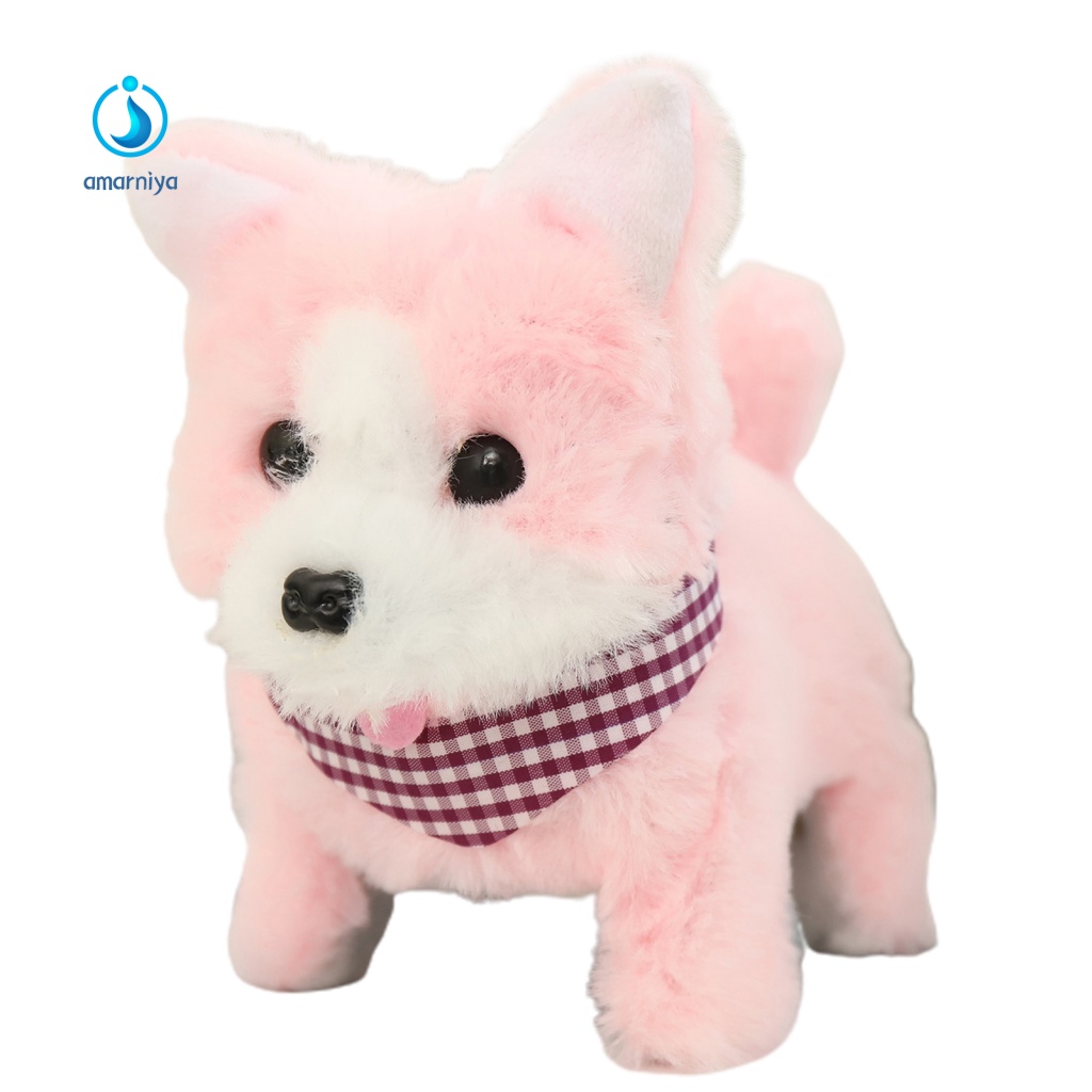 Thú Nhồi Bông Hình Chú Chó Robot Điện Tử Cho Bé