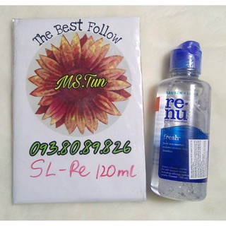 Dung dịch ngâm kính áp tròng Renu size mini 120ml