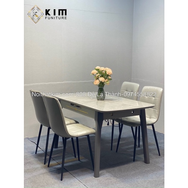 Bàn ăn thông minh có bếp từ Nhập khẩu