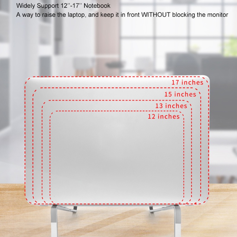 Giá Đỡ Laptop / Máy Tính Bảng Bằng Hợp Kim Nhôm Có Thể Gấp Gọn Tiện Dụng