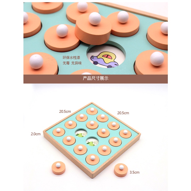 Đồ Chơi Gỗ Lật Hình Tìm Cặp Giống Nhau Gồm 12 Chủ Đề Rèn Luyện Trí Nhớ Và Khả Năng Quan Sát Cho Bé( Có Ảnh Thật)