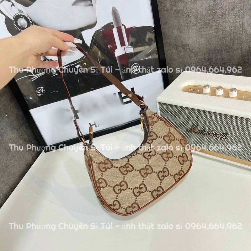 Túi kẹp nách, đeo vai gu.cii size to và size nhỏ hàng đẹp như hình (ảnh thật)