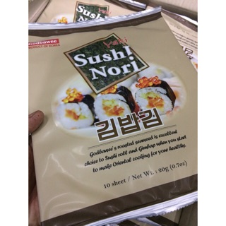 Rong Biển Godbawee Yaki Sushi Nori 10 lá