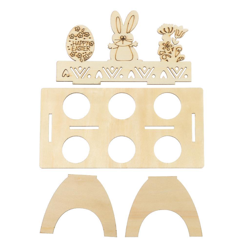 FOREVER Giá Đỡ Trứng Thủ Công Hình Chú Thỏ Độc Đáo Trang Trí Tiệc DIY