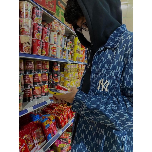 Áo MlB Jacket Denim chính hãng