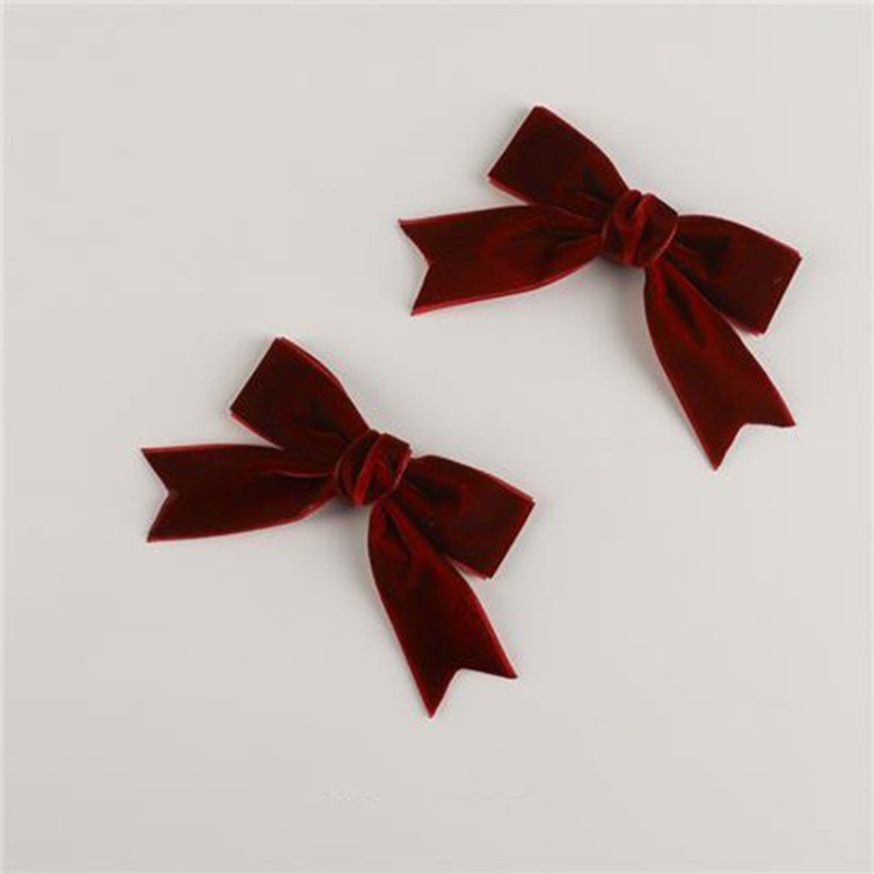 Kẹp Tóc Màu Trơn Chống Trượt Phong Cách Lolita Cho Bé Gái