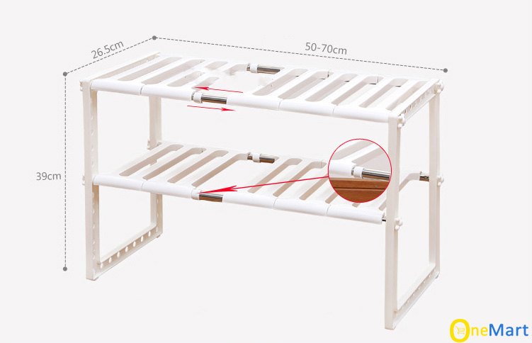 Kệ gầm bếp, Kệ để đồ nhà bếp - kệ để gầm bếp thông minh S - STN