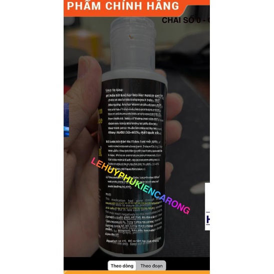 Chai Số 0 125ml 500ml Cá Rồng, Diệt Trùng Mỏ Neo, Rận, Ký Sinh Trùng Bám Trên Cơ Thể Cá, Diệt Lăng Quăng Bể Cá