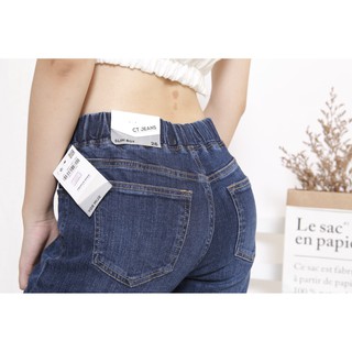 Quần Jeans Nữ Lưng Thun Cá Tính