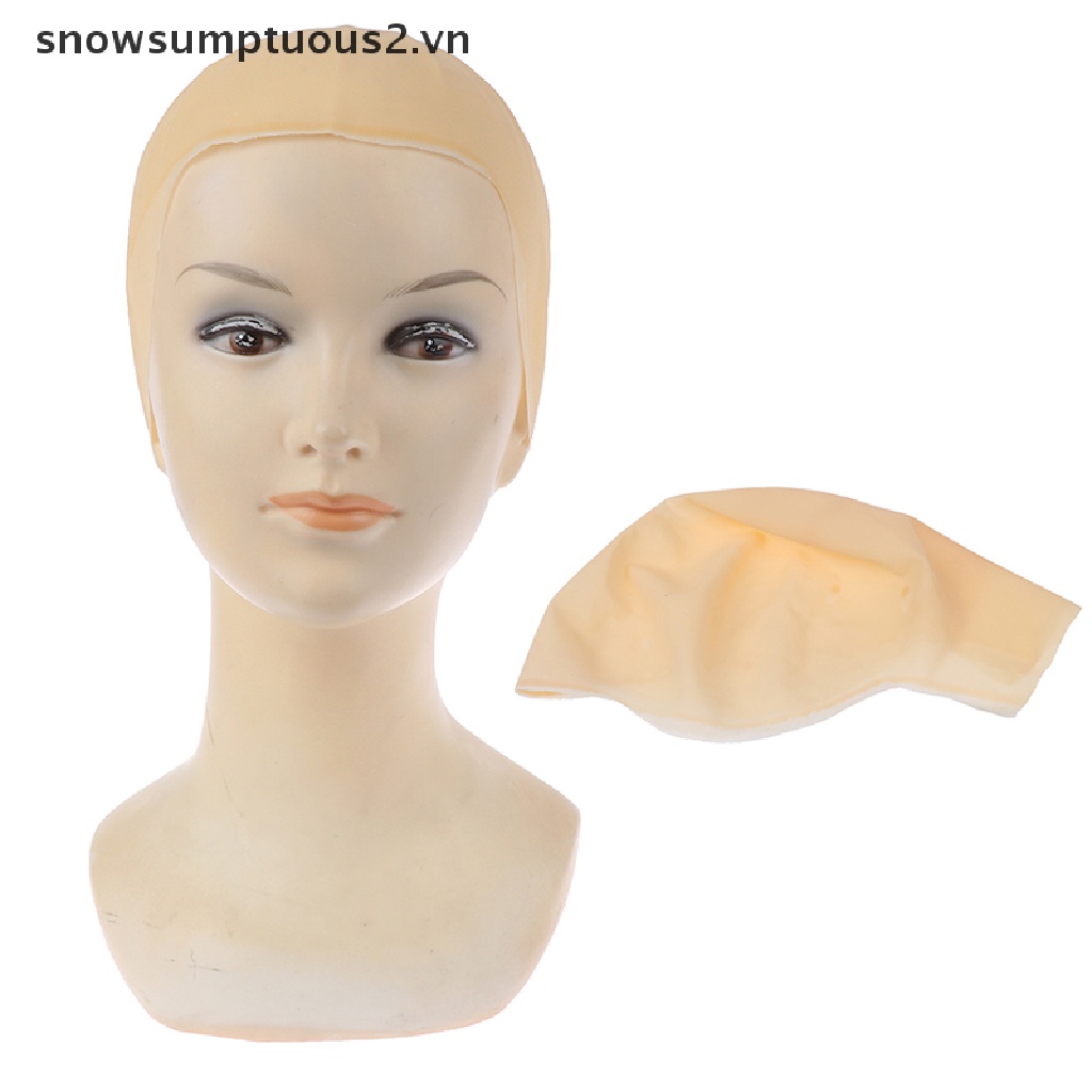 [Hàng mới về] Tóc giả hói đầu vui nhộn latex da giả hóa trang thích hợp cho mọi giới tính