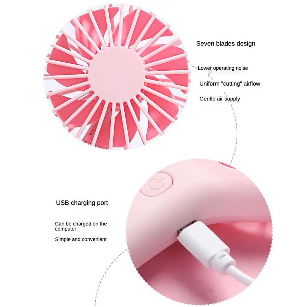 QUINTON Quạt Điện USB Cầm Tay Làm Mát Mùa Hè Cho Nhà Ở / Ngoài Trời