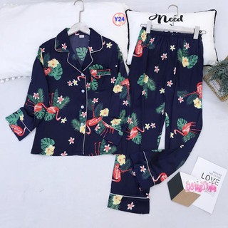 Pijama Lụa Cao Cấp Dài Tay Y2 * 🎁 ཾ