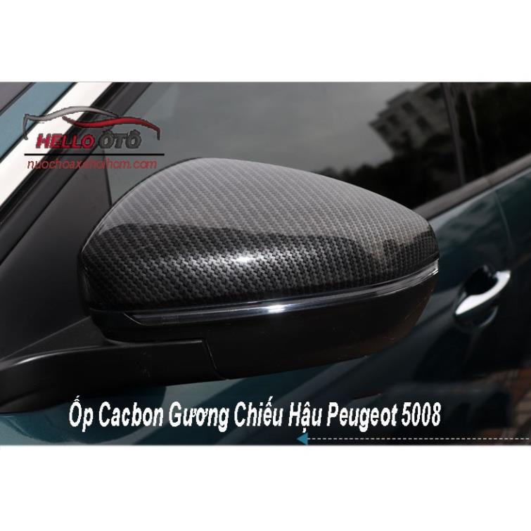 Ốp Cacbon Gương Chiếu Hậu Peugeot 2008 All New 2021