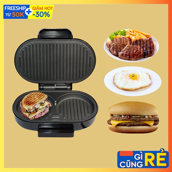 Máy Làm Bánh Hamburger Sandwich, Chảo Chiên Nướng Bánh Crepe, Nướng Bít Tết Bánh Mì Cho Bữa Sáng