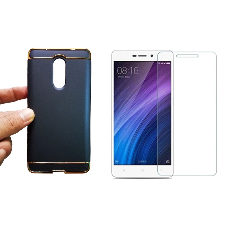 [Freeship toàn quốc từ 50k] Ốp lưng Xiaomi Redmi Note 4x tặng kính cường lực (Xanh đen)