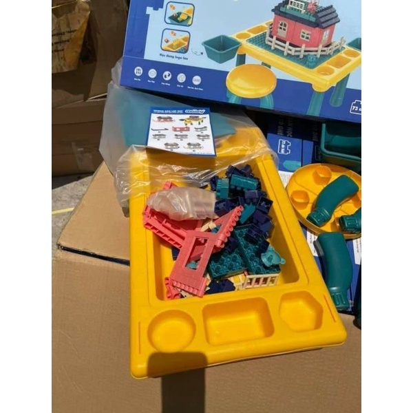 BỘ BÀN GHẾ LEGO SÁNG TẠO CHO BÉ HKM của tã cao cấp Moony