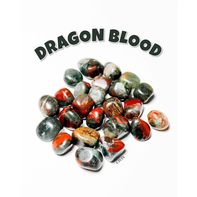 ĐÁ THANH TẨY AFRICAN DRAGON BLOOD STONE RUNG BÓNG