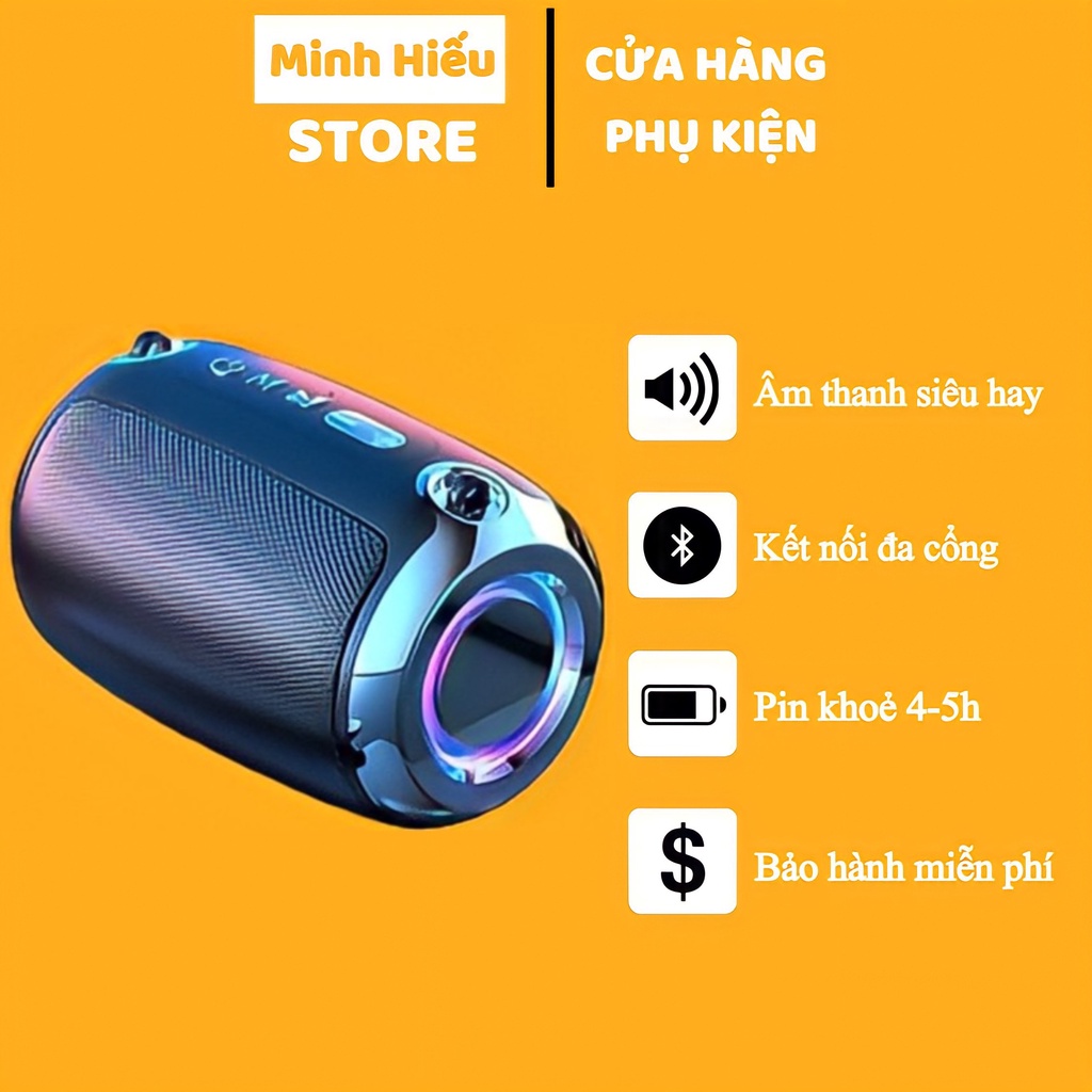 Loa bleutooth mini jbl , bass mạnh ,tích hợp thêm đèo led theo nhạc âm thanh sống động , bảo thành 12 tháng