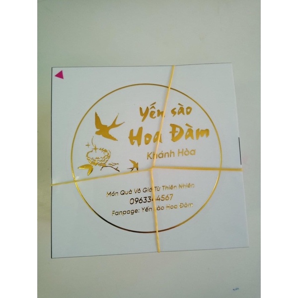 In decal ép kim theo yêu cầu
