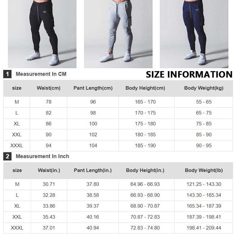 Quần Cotton Thể Thao Plus Size M-3XL