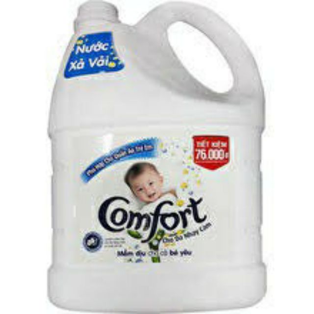 Nước xả làm mềm vải comfort cho làn da nhạy cảm 3,8l /1 can