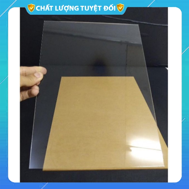 Tấm, vách ngăn Mica 2mm 3mm 4mm 9mm cắt theo yêu cầu đầy đủ kích thước mã TOP1
