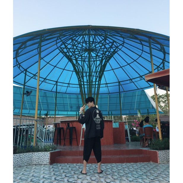 Áo Haori Hoa Sen Siêu Chất  , hàng cao cấp, mã SK11