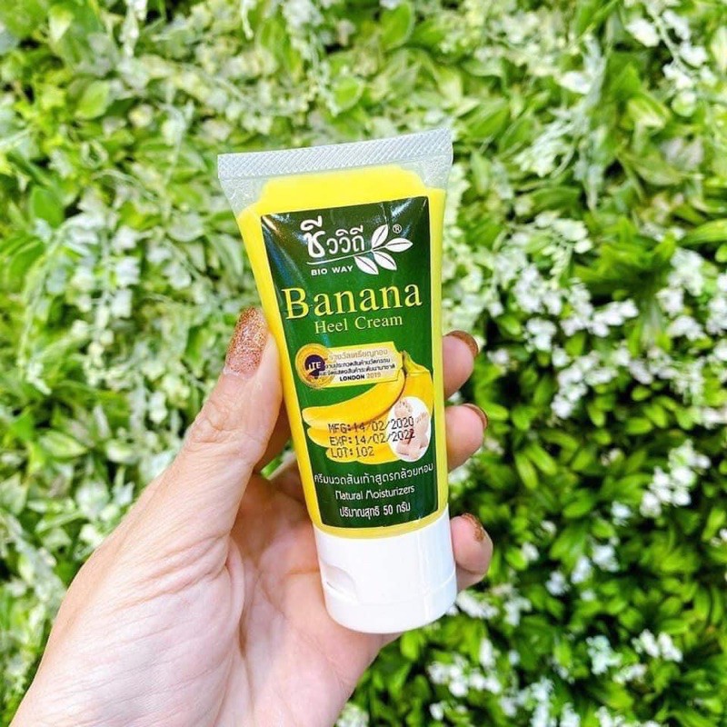 Tuýp Giảm Nứt Gót Chân Bio Way Banana Heel Cream 50g