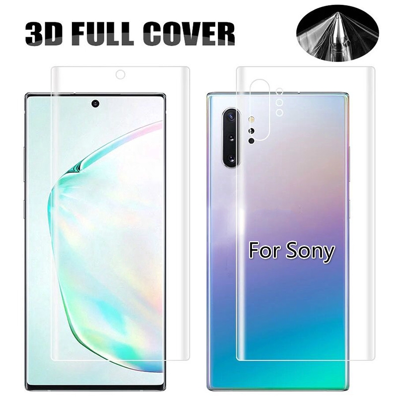 Nano Front/Rear Back Film Sony Xperia XA3 XA2Ultra Xperia1/5 Xperia10/10Plus TPU screen Protector