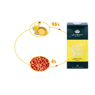 Nước ép Le Fruit vị dứa