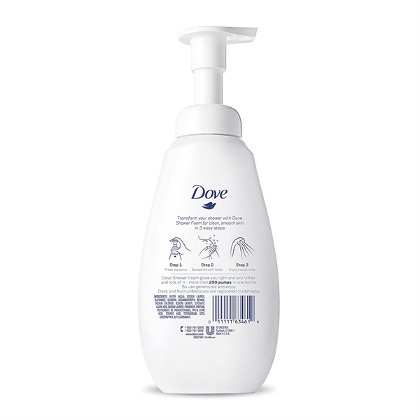 Sữa tắm Dove Shower Foam 400ml - Soothing Care (Mỹ)