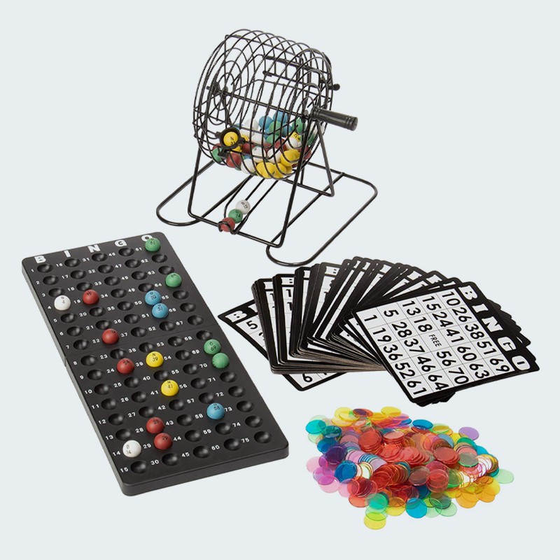 Set thẻ chip chơi Bingo truyền thống cho gia đình