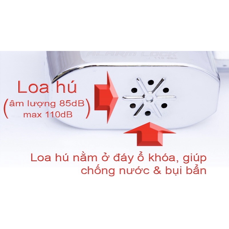 Ổ khoá báo động chống trộm Kinbar chính hãng