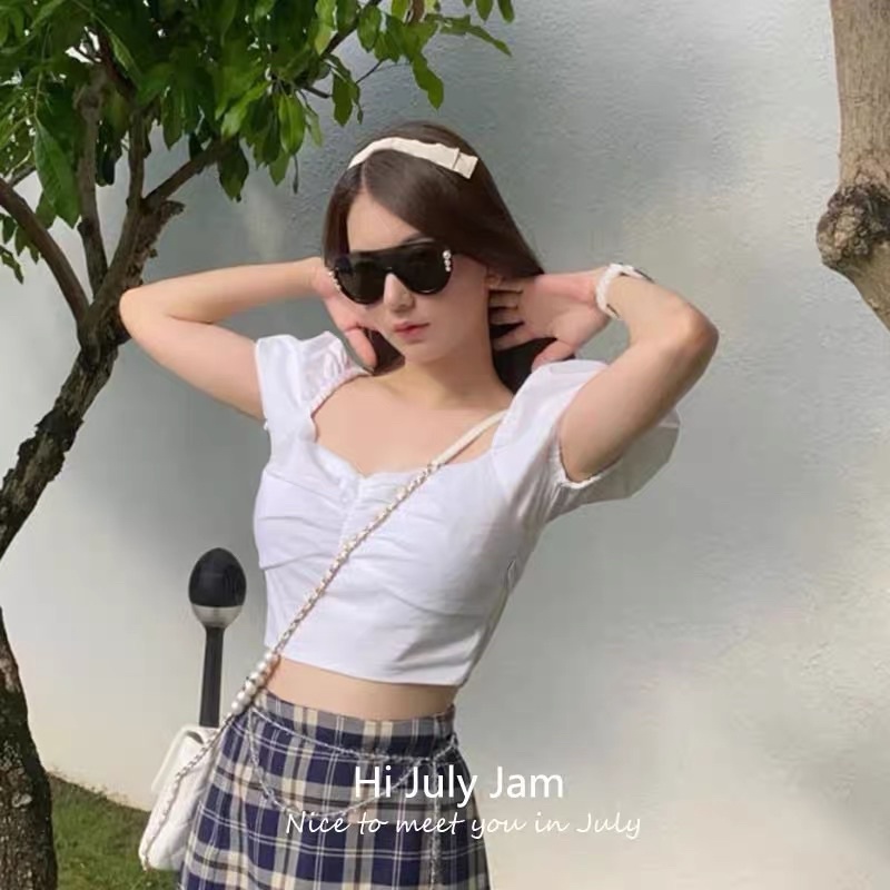Băng đô nơ trắng viền đen xinh như idol hàn quốc