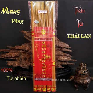 [Có Tem Nhập Khẩu] Hương Nhang Thần Tài Thái Lan Chính Hãng Hương Sạch Ít Khói Cuộn Tàn Tài Lộc