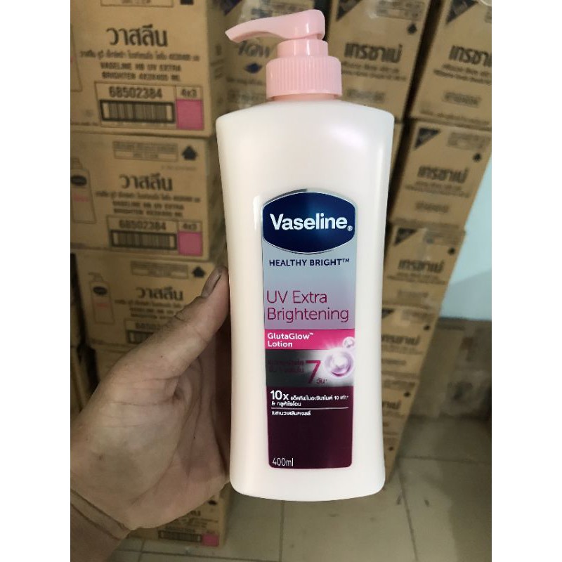 Kem dưỡng thể trắng da, chống nắng vaseline Thái lan 380ml