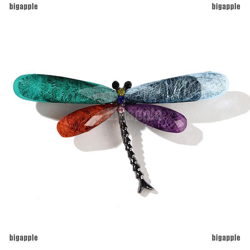 Ghim cài pha lê hình chuồn chuồn dùng làm quà tặng