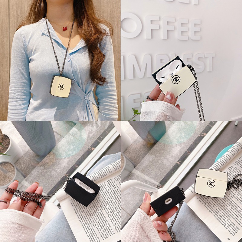 Vỏ Bảo Vệ Hộp Sạc Tai Nghe FOR AirPods 1 2 3 pro 1 2 pro Bằng Silicon Họa Tiết Phấn Nước Độc Đáo Thời Trang