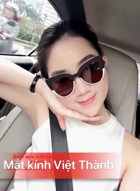 mắt Kính mát nữ mắt mèo phối màu hot nhất 2021 kính râm cho nữ